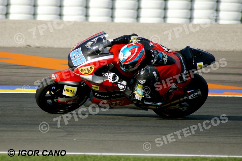 Marcel Schrotter (23) (AGR Team) en curva Angel Nieto Gran Premio Motul de la Comunitat Valenciana 2016 Cheste Moto2 TM Circuito Ricardo Tormo MotoGP TM
