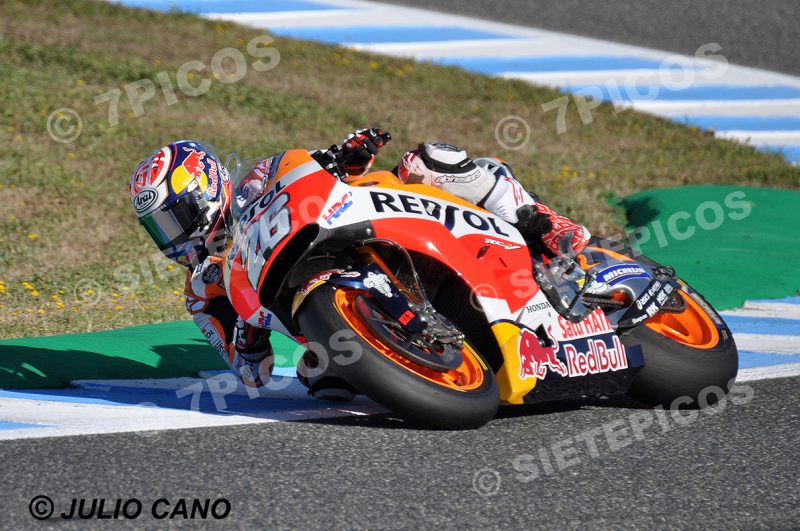 Piloto Dani Pedrosa (26) (Repsol Honda Team) en curva Michelin Gran Premio Red Bull de España 2017 Jerez MotoGPTM