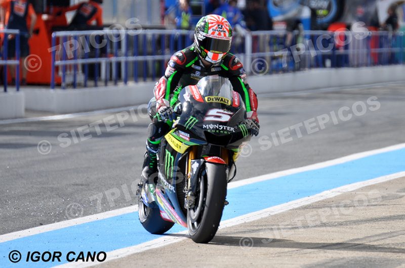 Piloto Johann Zarco (5) (Monster Yamaha Tech 3) entrando en el Box Gran Premio Red Bull de España 2017 Jerez MotoGPTM