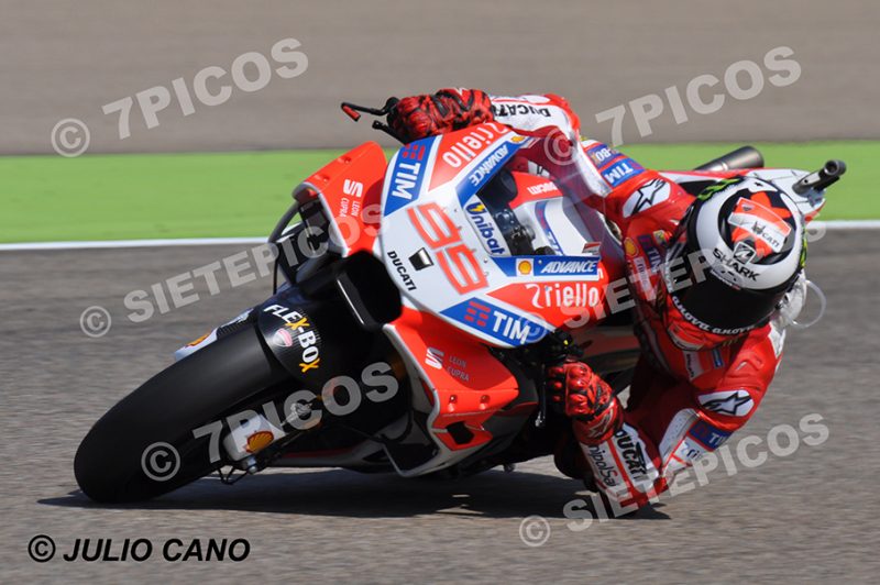 Piloto Jorge Lorenzo (99) (Ducati Team) Gran Premio de Aragon 2017 Alcañiz, Teruel, MotoGPTM