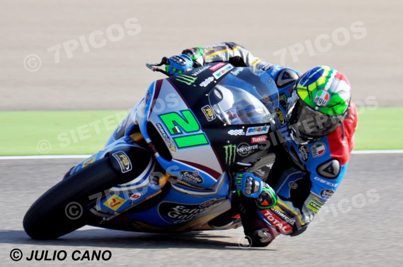 Piloto Franco Morbidelli (21) (Estrella Galicia 0,0 Marc VDS) Gran Premio de Aragon 2017 Alcañiz, Teruel, Moto2TM