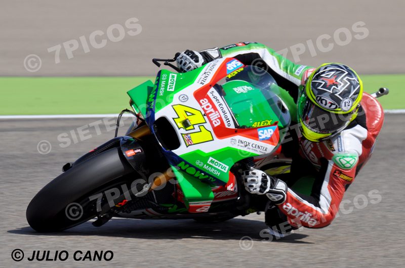 Piloto Aleix Espargaro (41) (Aprilia Racing Team Gresini) Gran Premio de Aragon 2017 Alcañiz, Teruel, MotoGPTM