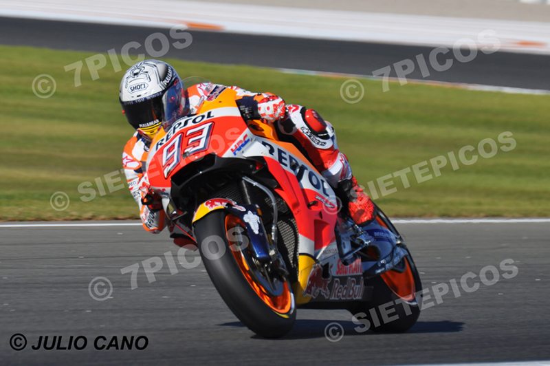 Piloto Marc Marquez (93) (Resol Honda Team) en i3 Gran Premio Motul de la Comunidad Valenciana 2017 Cheste, Valencia, MotoGPTM