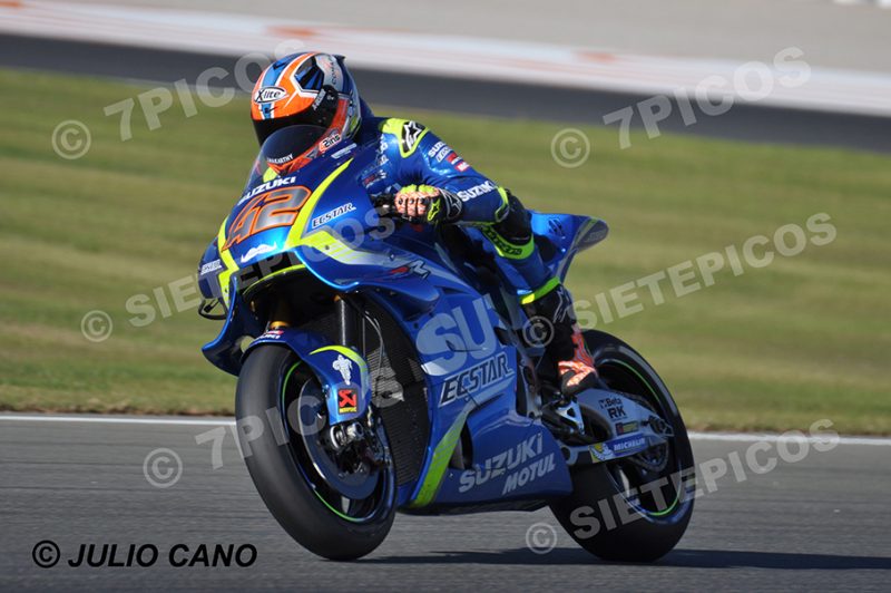 Piloto Alex Rins (42) (Team Suzuki ECSTAR) en i3 Gran Premio Motul de la Comunidad Valenciana 2017 Cheste, Valencia, MotoGPTM
