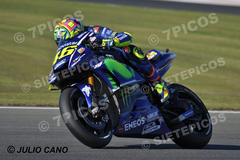 Piloto Valentino Rossi (46) (Movistar Yamaha MotoGP) en i3 Gran Premio Motul de la Comunidad Valenciana 2017 Cheste, Valencia, MotoGPTM