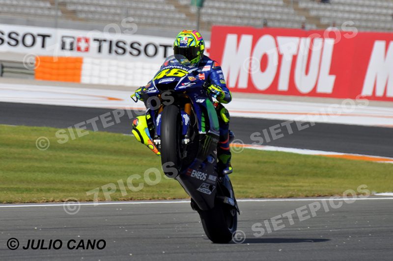 Caballito Piloto Valentino Rossi (46) (Movistar Yamaha MotoGP) en i3 Gran Premio Motul de la Comunidad Valenciana 2017 Cheste, Valencia, MotoGPTM