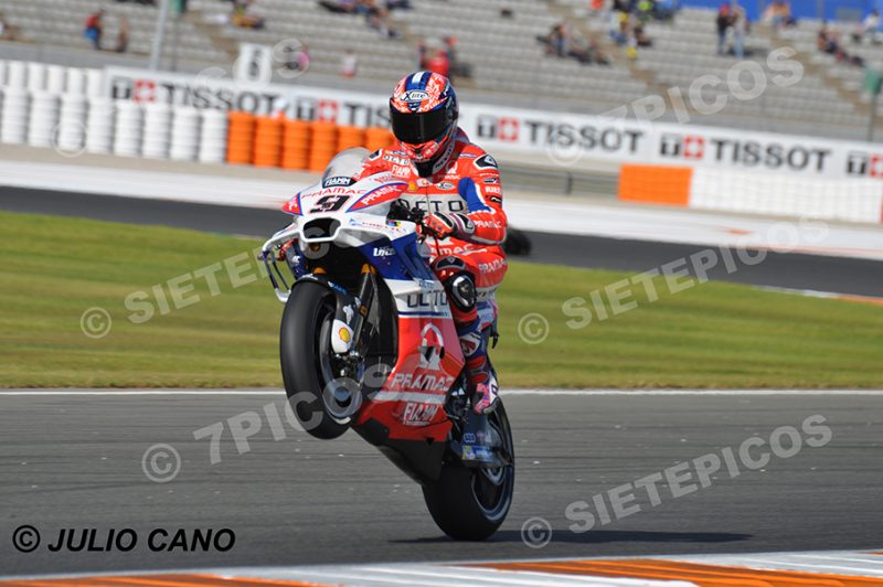 Caballito Piloto Danilo Petrucci (9) (OCTO Pramac Racing) en i3 Gran Premio Motul de la Comunidad Valenciana 2017 Cheste, Valencia, MotoGPTM
