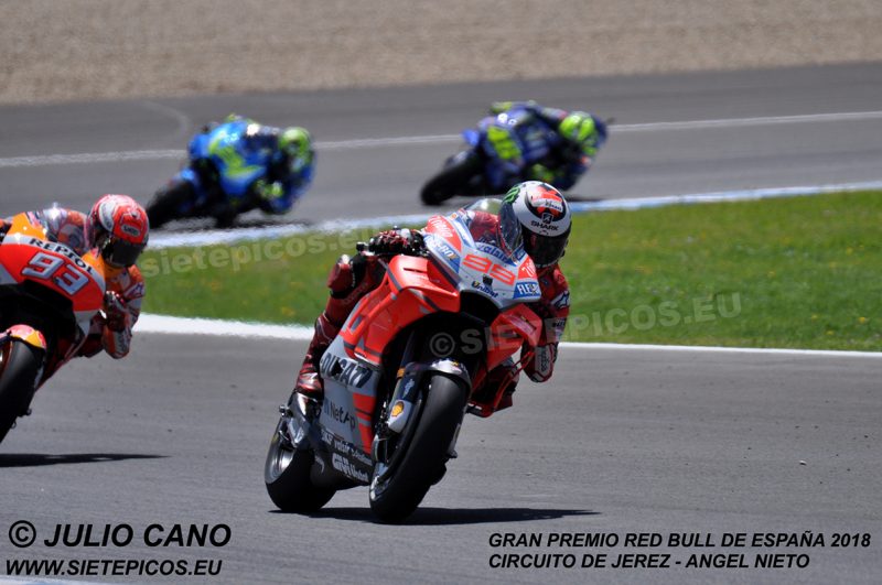 Piloto Jorge Lorenzo (99) (Ducati Team) Gran Premio Red Bull de España 2018 Circuito de Jerez Angel Nieto. Jerez. España. MotoGPTM