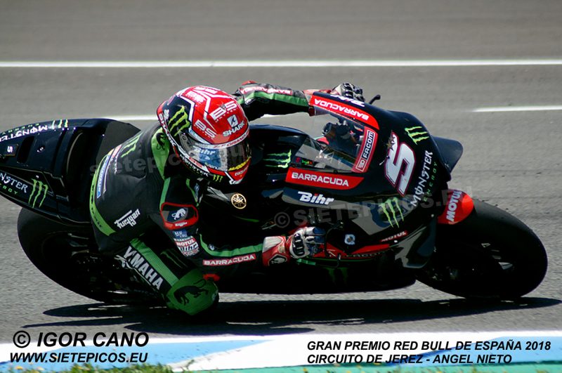 Piloto Johann Zarco (5) (Monster Yamaha Tech 3) Gran Premio Red Bull de España 2018 Circuito de Jerez Angel Nieto. Jerez. España. MotoGPTM