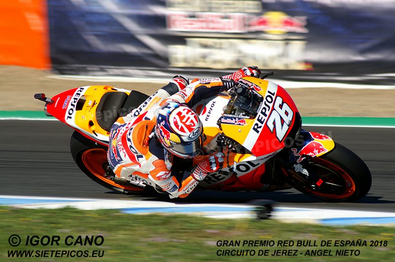 Piloto Dani Pedrosa (93) (Repsol Honda Team) Gran Premio Red Bull de España 2018 Circuito de Jerez Angel Nieto. Jerez. España. MotoGPTM