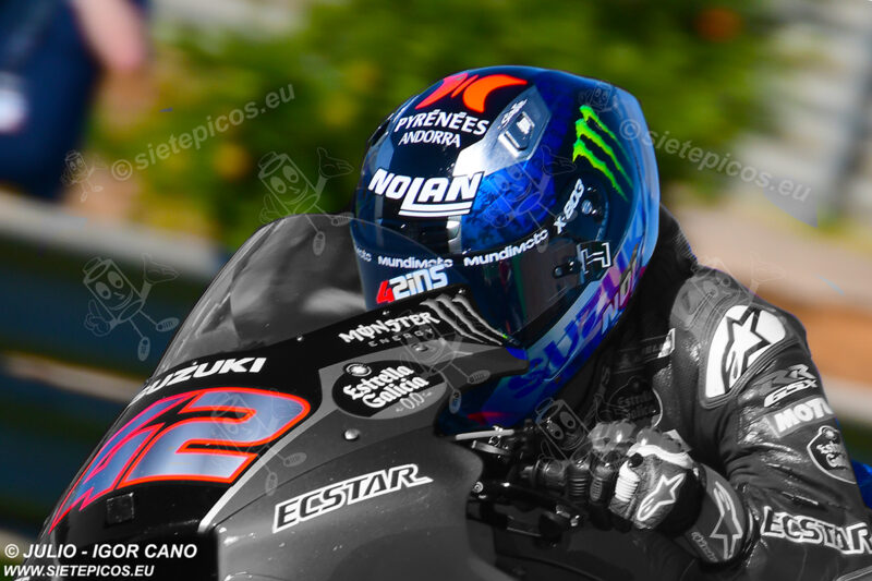 Piloto Alex Rins (42) (Team Suzuki ECSTAR). MotoGPTM