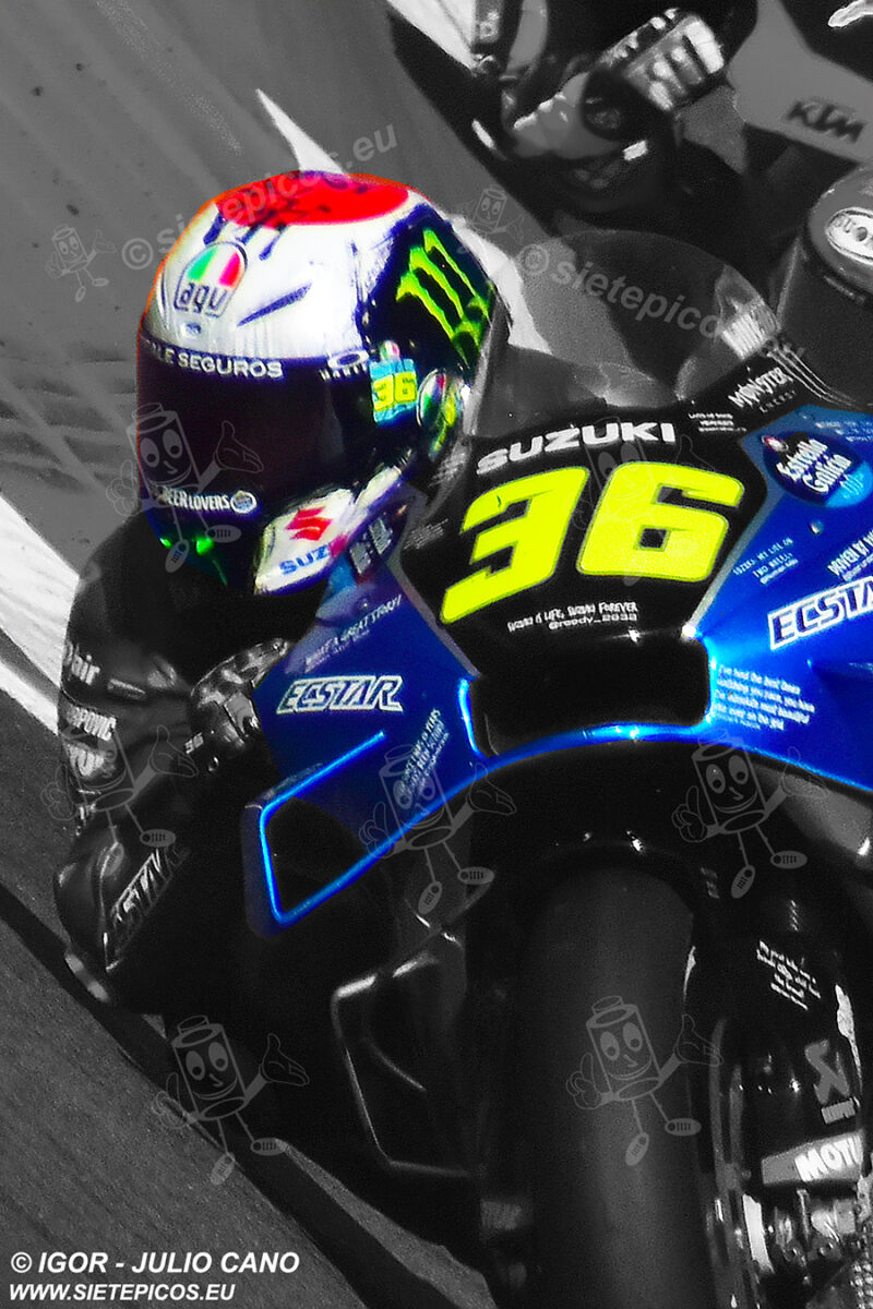 Piloto Joan Mir (36) (Team Suzuki ECSTAR). MotoGPTM